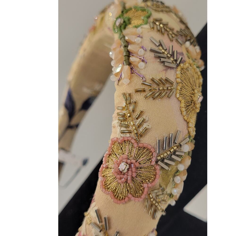 Anthropologie Deepa by Deepa Gurnani Siva Puffed Headband NWT - Picture 16 of 16